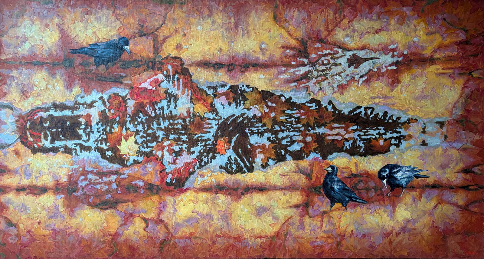 Shroud (Art series "Sacrum") by Ruslan Kutnyak